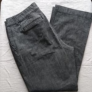 Coldwater creek natural fit wide leg trouser/pant